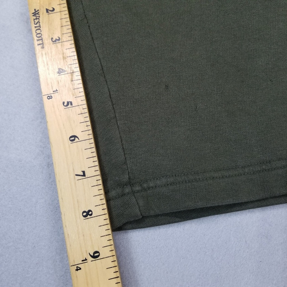 Puma Sweat Shorts Men Size S Green Camo Camouflage Logo Elastic Waist Drawstring - Picture 7 of 12